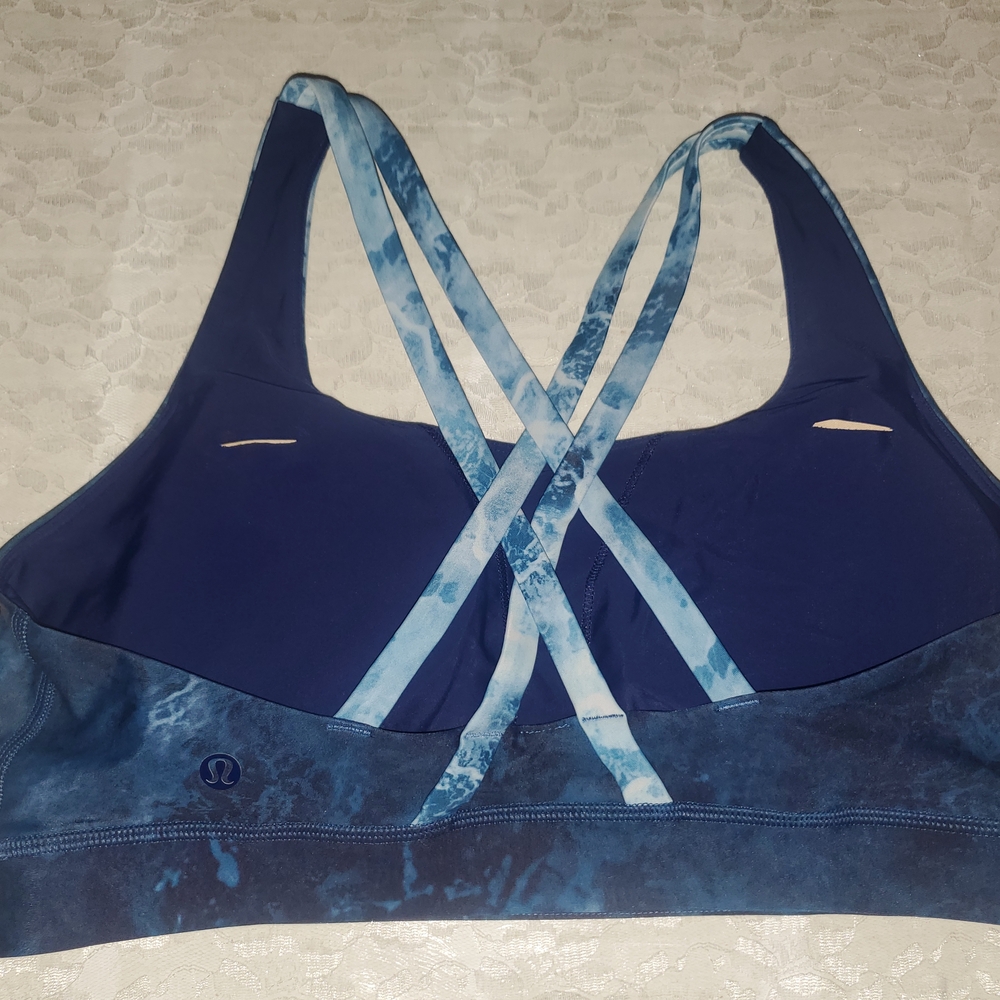 lululemon athletica Blue Sports Bra